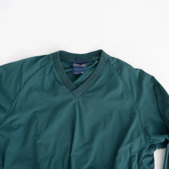 Vintage Sunderland of Scotland Green Classic Pullover Lightweight Windbreak ~LG - Picture 5 of 10